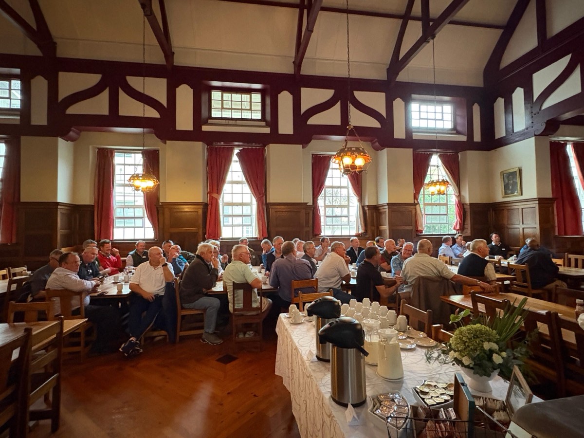 Old Greys gathered for a reunion lunch in the Grey dining hall