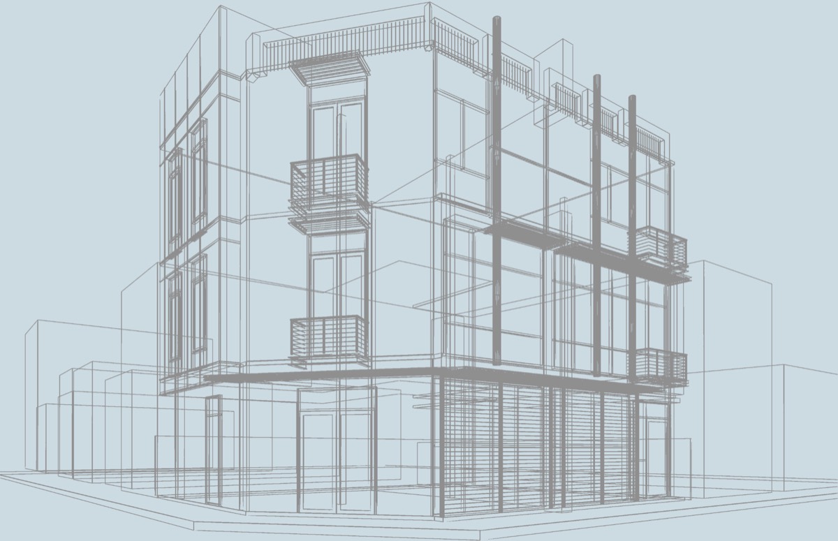 An architectural rendering of Rohan House