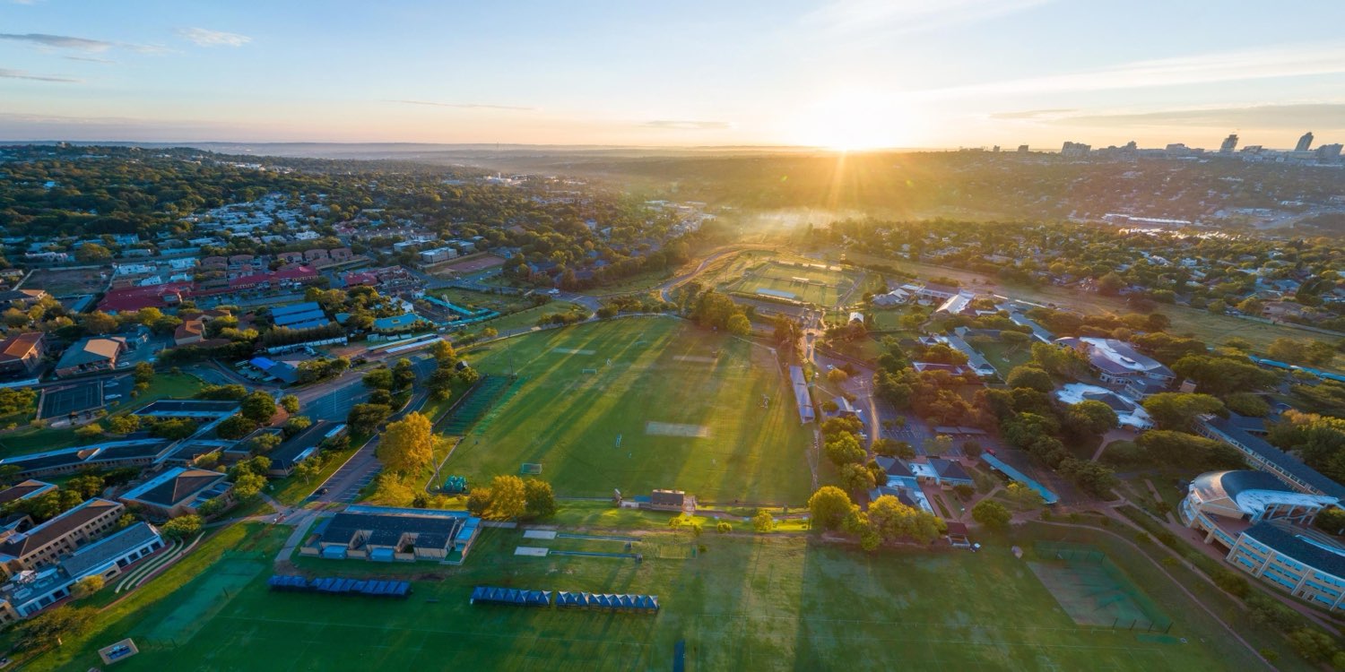 St Stithians College campus at sunrise, Sandton